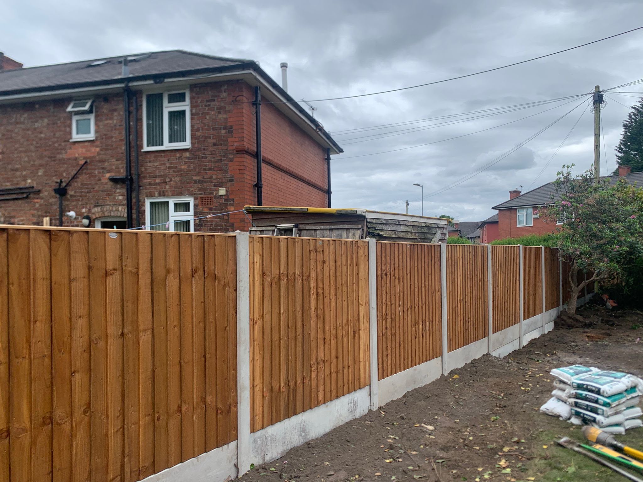 Wooden Boundary Fence